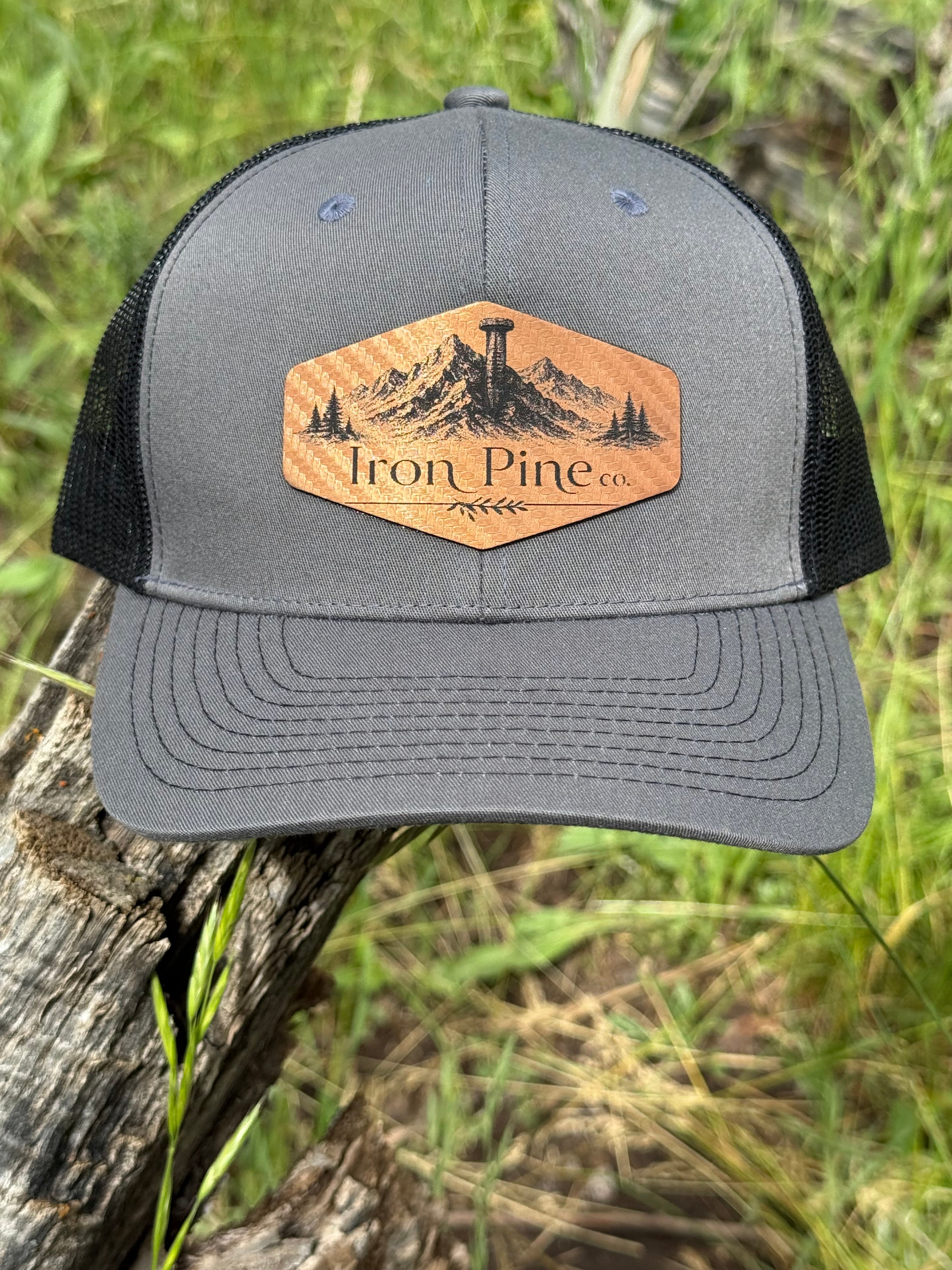 Iron Pine Mountain scene Patch- Hats